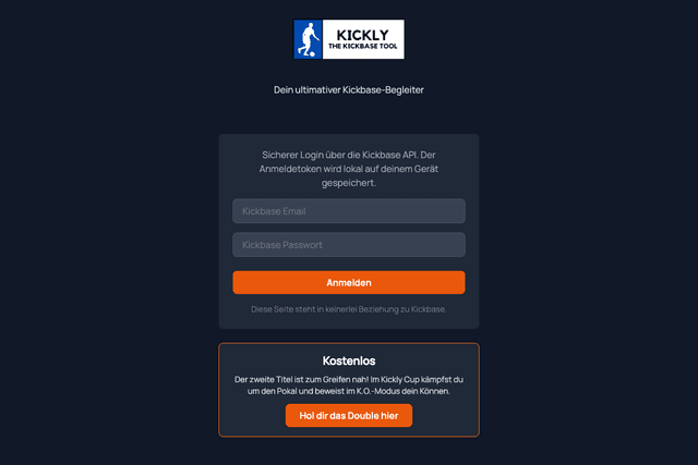Kickly - Manager App